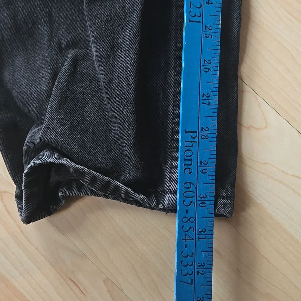 Vintage Usa Made Levis 560 Loose Fit Tapered Leg Black Denim Jeans 42x32